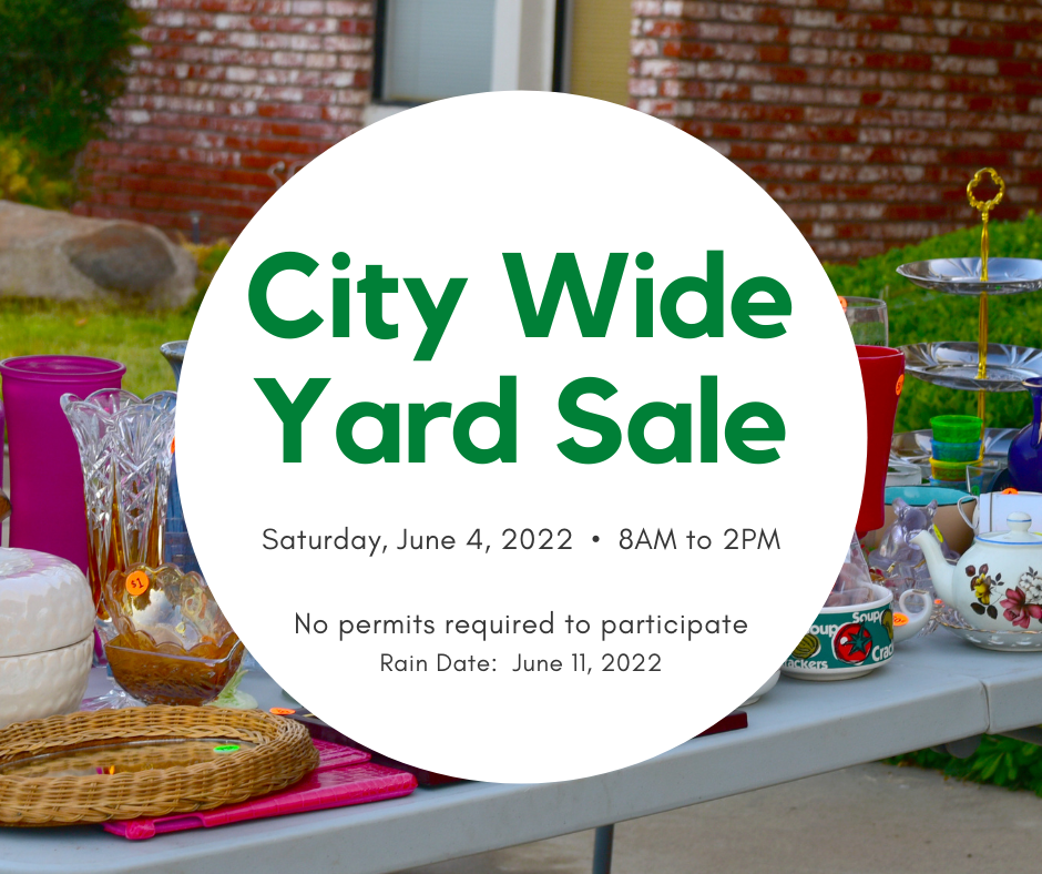 City Wide Yard Sale June 4, 2022 > City of Ludlow